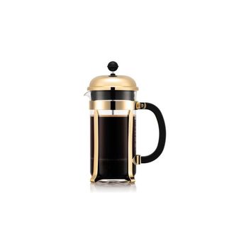 Bodum Chambord Cafetera De &Eacute;mbolo French Press 1 L Dorada 8 Tazas Acero Inoxidable