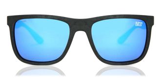 Superdry SDS RUNNERX Polarized 165P Mens Sunglasses Black Size 56