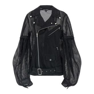Comme Des Gar&ccedil;ons Mesh Fabric Jacket - male - Comme des Gar&ccedil;ons - Light Jackets - Black - XL - Jackets