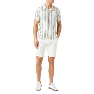 Hackett Pantalones cortos de punto con cord&oacute;n - Shorts - Hombre - Blanco - W30