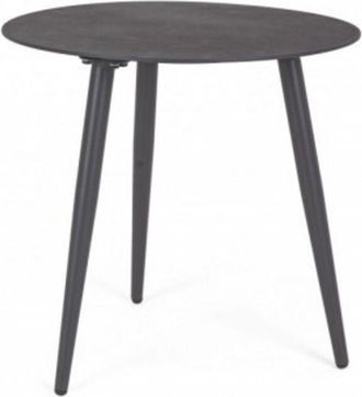 BIZZOTTO Bizzotto - Tavolino da giardino in alluminio D50 - ridley - Colore: Antracite