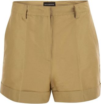 MVP Wardrobe Cotton And Silk Bermuda Shorts