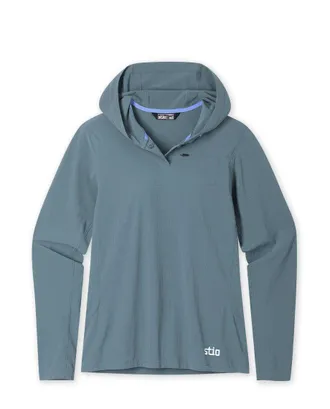Stio | Womens Vescent Hoodie, Size Extra Small in Stormy Weather