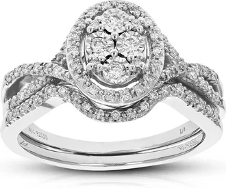 Vir Jewels 1/3 cttw Lab Grown Diamond Wedding Band in Sterling Silver For Women
