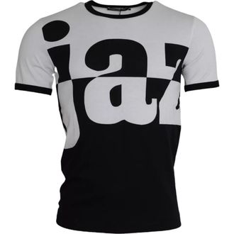 Dolce & Gabbana Jazz Graphic T-shirt korte mouwen ronde hals