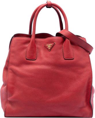 Prada Pre-owned Prada Vitello Daino Open Convertible Tote Ladies SYPXC7EX5U966R4N