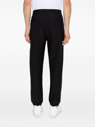 Emporio Armani Cotton Blend Joggers - Black