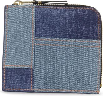 Comme Des Gar&ccedil;ons Denim Pocket Wallet - Heren - Portefeuilles - Blauw - ONE Size - Denim - Accessoires