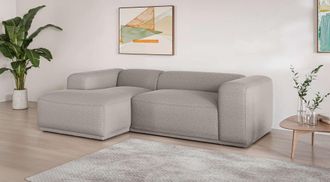 s.Oliver Ecksofa »EMMERIK Designersofa, L-Form mit Wellenfederung, B/T/H: 260/155/73 cm« hoher Sitzkomfort, gemütlich und modern, auch in Cord
