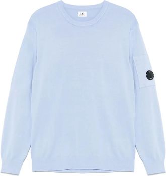 C.P. Company Maglione con dettaglio Lens - Blu