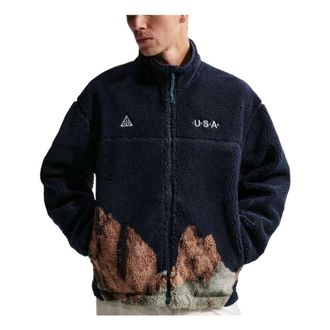 Nike x ACG USA Therma-FIT ADV Windproof Full-Zip Fleece Jacket Obsidian HQ5493-451