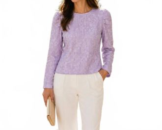 Marie Oliver Ingrid Top In Orchid Petal