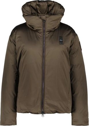 Blauer Smooth Satin Down Jacket Mellen - Dames - Winterjassen - Bruin - L - Polyester - Jassen