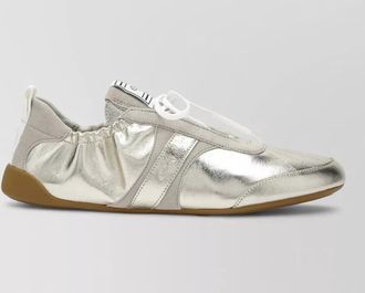 Chlo&eacute; leather slip-on sneakers