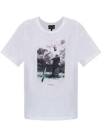 Emporio Armani Womens T-Shirts And Polos White