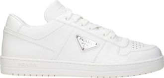 Prada Herrens Turnschuhe aus wei&szlig;em Leder