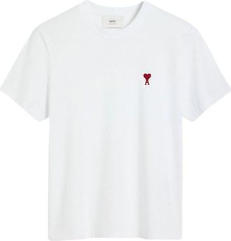 Ami Tshirt With Red Ami de Coeur