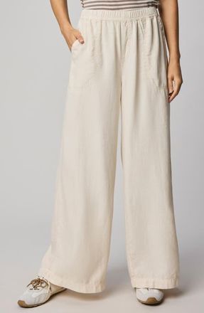 Splendid Angie Palazzo Pants in Moonstone White at Nordstrom, Size X-Large