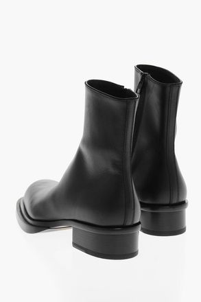 Alexander McQueen Stivaletti in Pelle con Tacco Alexander McQueen