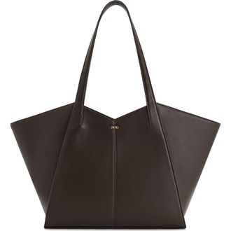 JW PEI Large Kiana Faux Leather Tote in Caramel at Nordstrom