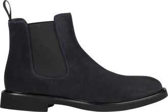 Doucal's Su&egrave;de Beatles Enkelboot - Heren - Chelseaboots - Blauw - 43 1/2 EU - Su&egrave;de - Schoenen