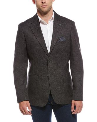 Report Collection Glen Woven Sport Coat