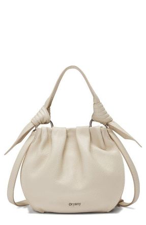 Oryany Selena Leather Bucket Bag in Cream at Nordstrom