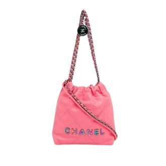Chanel Pre-owned Satchel - Dames - Pre-owned - Roze - Maat: ONE Size Leer