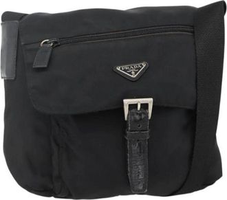 Prada Pre-owned Vintage Crossbody Bag - Dames - Vintage Schoudertas - Zwart - ONE Size - Vintage
