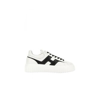 Hogan H-Stripes Sneakers - Heren - Sneakers - Wit - 42 EU - Katoen - Schoenen