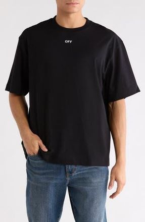 Off-white Scribble Diagonal Skate Graphic T-Shirt in Black-White at Nordstrom Rack, Size Xx-Large