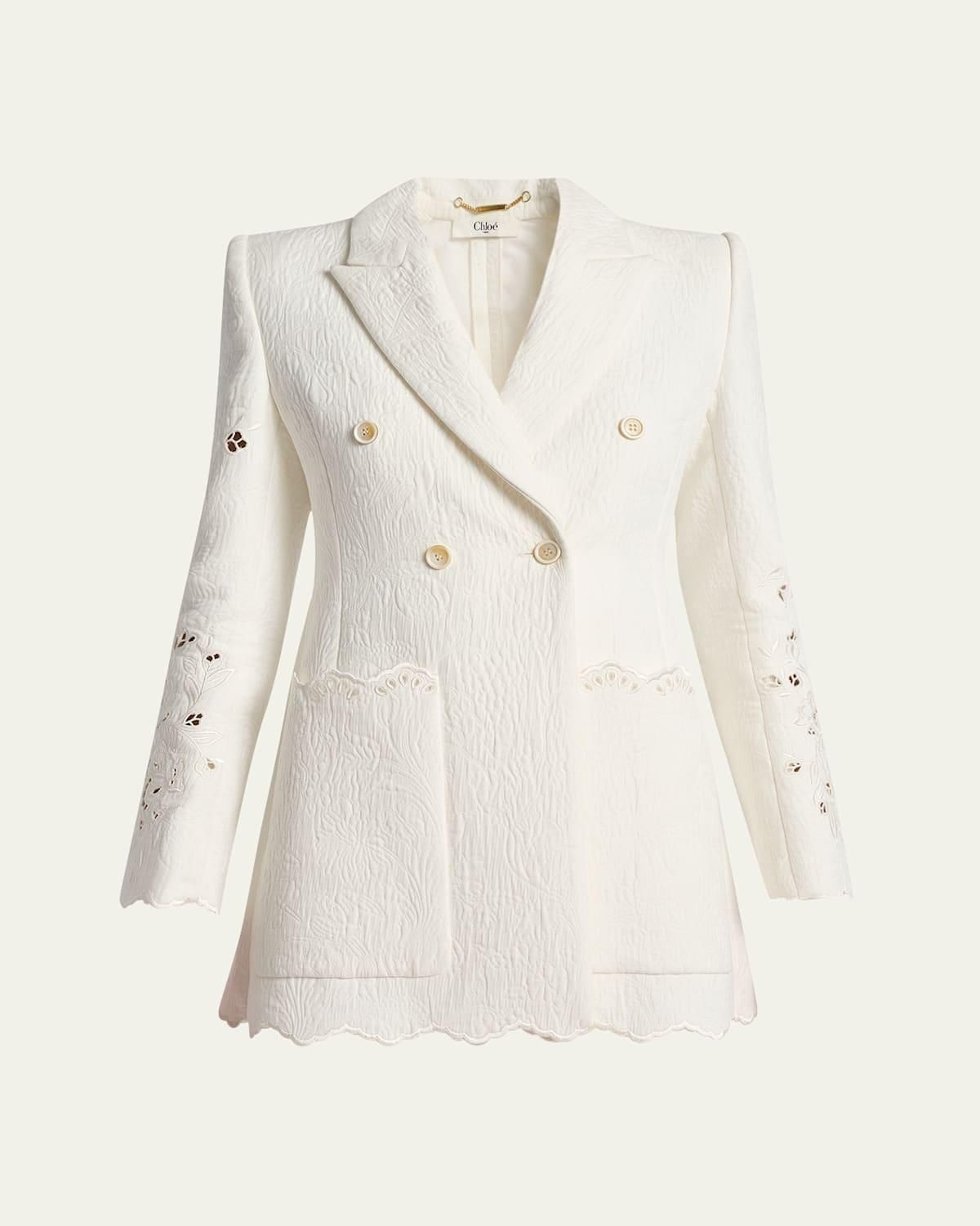 Chloé Cream Hemp Blend Blazer from $1,577.00 - on Stylight