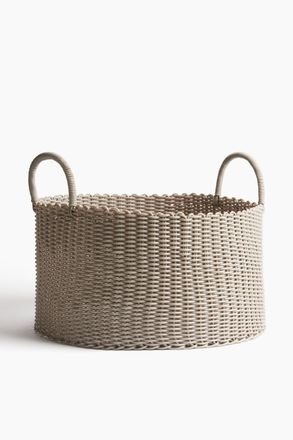 H&M XL-Aufbewahrungskorb aus Kunststoff - Beige