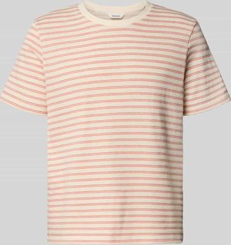 Selected Regular Fit T-Shirt aus Baumwoll-Mix Modell KEVIN in Offwhite Melange, Gr&ouml;&szlig;e XXL