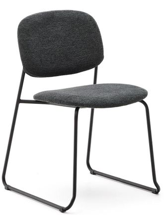 K Home Design Esszimmerstuhl Melia - Dunkelgrau