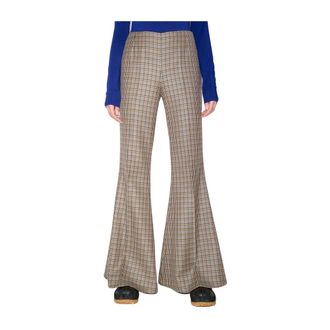Stella McCartney Mona Broeken - Dames - Wijde Broeken - Veelkleurig - M - Wol - Broeken