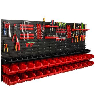 OEM Pannello Portautensili Da Officina 172x78 Cm + 50 Vassoi