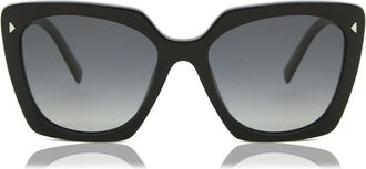 Prada PR 23ZS Polarized 1AB5W1 Womens Sunglasses Black Size 54
