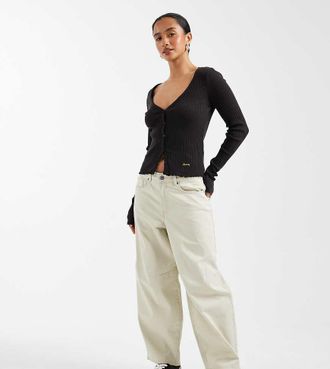 Only Petite ONLY Petite - Pantaloni bombati color pietra-Neutro