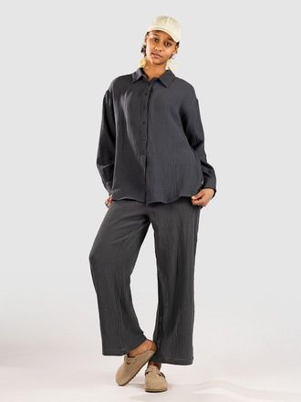 Blue Tomato Linen Camicia grigio