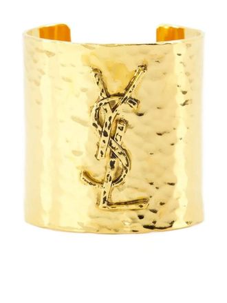Saint Laurent Golden Cuff Bracelet