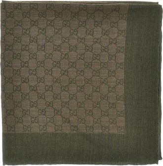 Gucci Silk and wool-blend scarf Man One Size