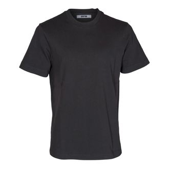 Mauro Grifoni Tops, Heren, Zwart, S, T-shirt met ronde hals
