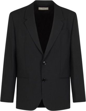 Ami Black Single-breasted Blazer