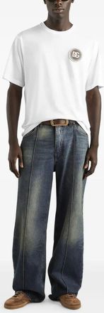 Gucci White Cotton Short Sleeves T-Shirt-Uomo