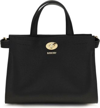 Burberry Black Cotswolds Mini Satchel