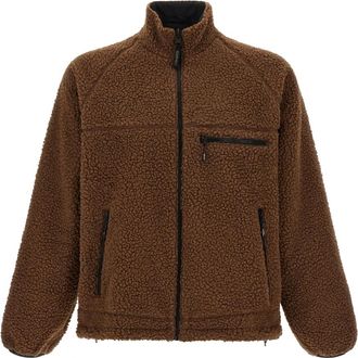 Gramicci Fitness, Heren, Bruin, XL, Polyester, Reversible Sherpa Jacket