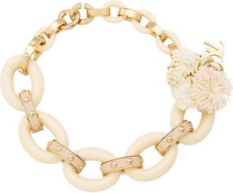 Louis Vuitton Resin Flower Necklace (Authentic Pre-Loved)