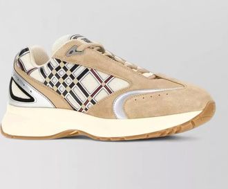 Burberry suede low-top sneakers