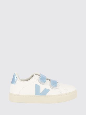 Veja Sneakers Esplar da bambino in pelle O. T. con chiusura a strappo